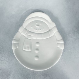 Vintage Snowman Plate - Case of 6